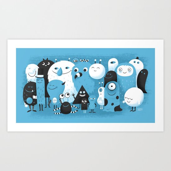 Packed Art Print