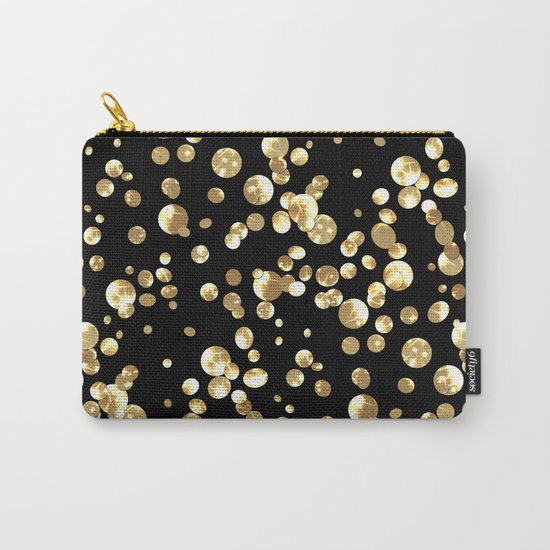Golden confetti. Brilliant . Carry-All Pouch