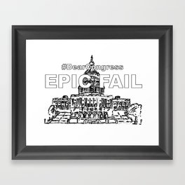 Congress EPIC FAIL Framed Art Print