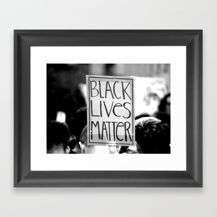 Black Lives Matter Framed Art Print