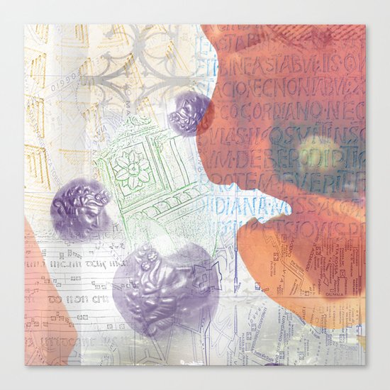 Memories of Italia (cropped) Canvas Print