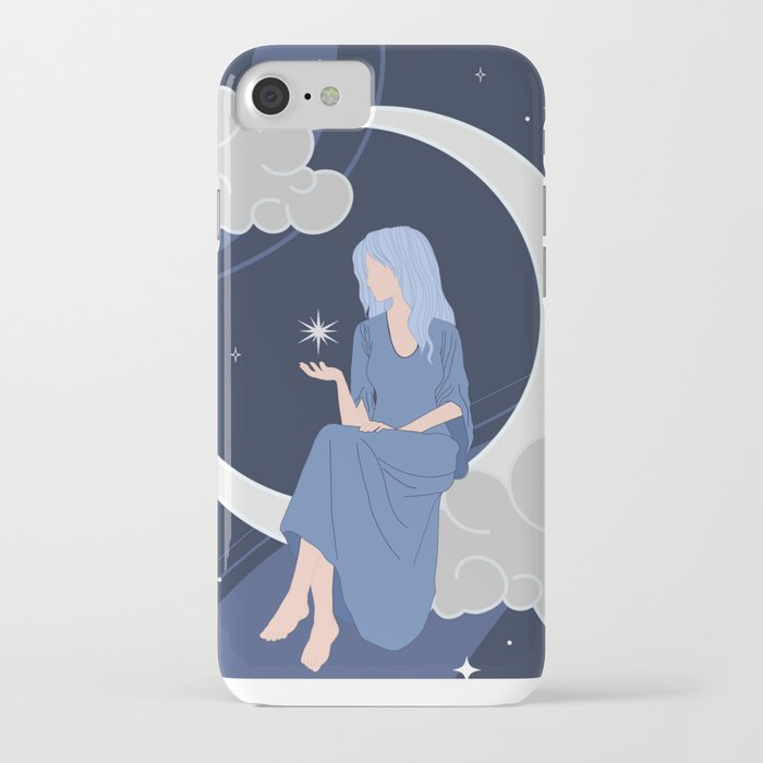 Moon Maiden iPhone Case
