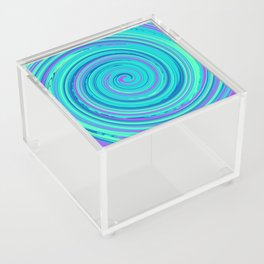 Blue Swirl Acrylic Box