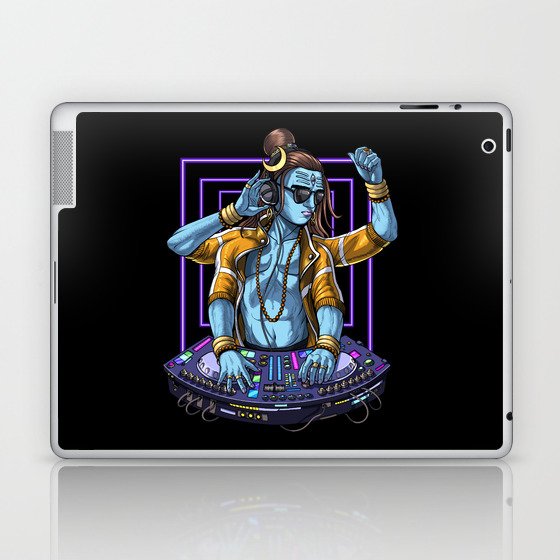 Shiva Psychedelic DJ Laptop & iPad Skin