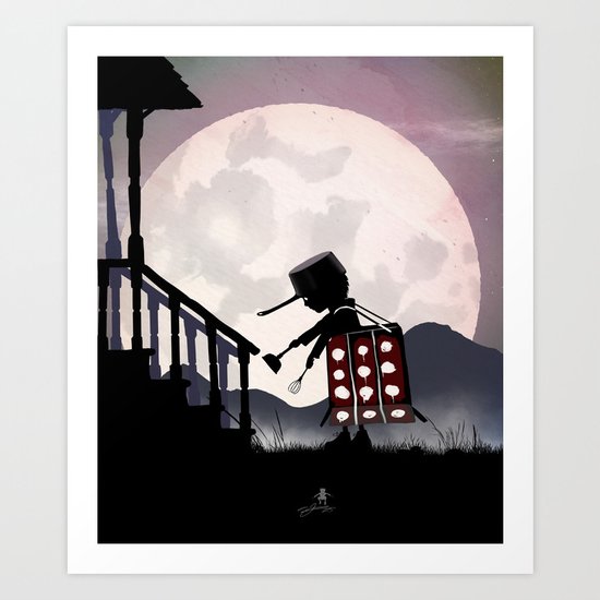 Dalek Kid Art Print