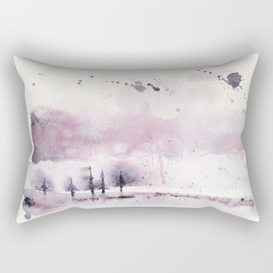 Purple rain Rectangular Pillow