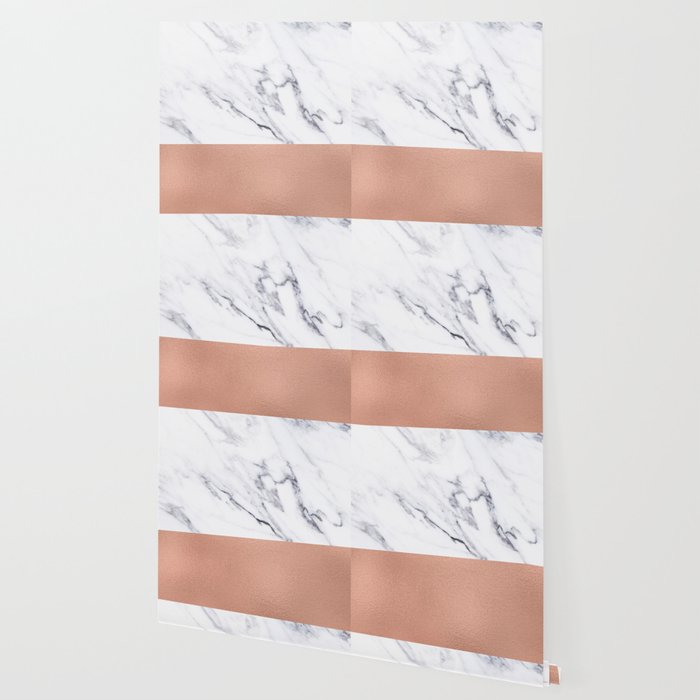 Marble Rose Gold Luxury Iphone Case And Throw Pillow Design