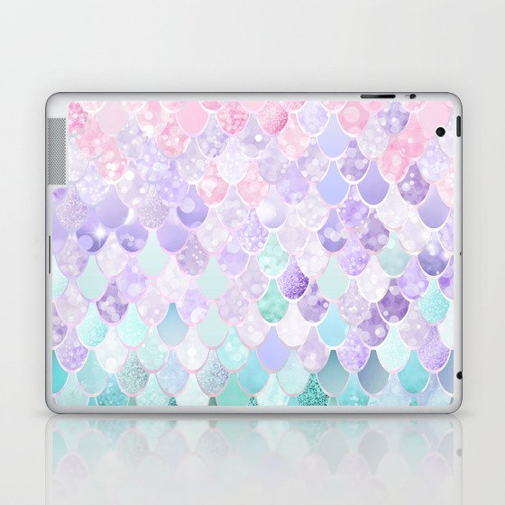 Mermaid Pastel Aesthetics Laptop & iPad Skin