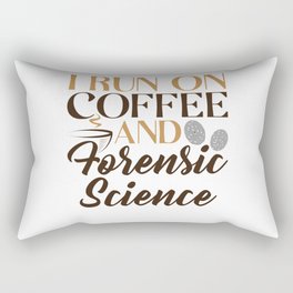 Forensic Coffee Fingerprint Forensics Rectangular Pillow