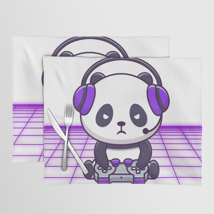 Gaming Panda Placemat