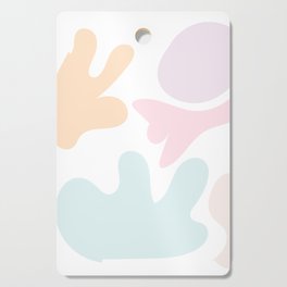 23  Abstract Shapes Pastel Background 220729 Valourine Design Cutting Board
