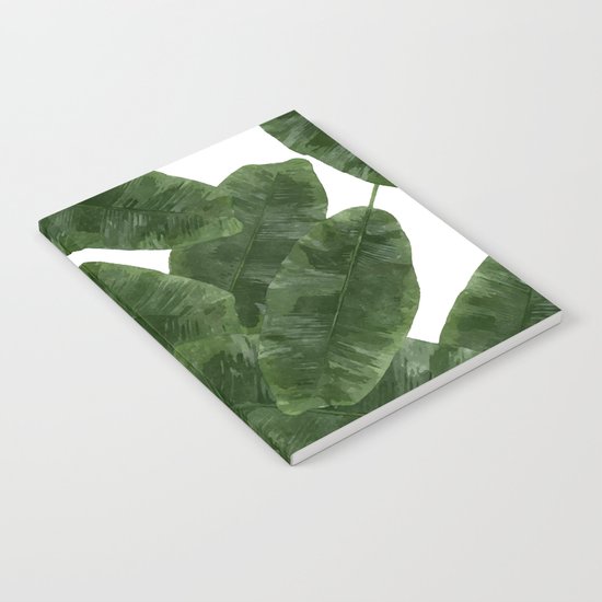 Banana Leaves V2 #society6 #decor #buyart Notebook