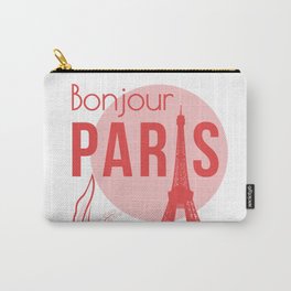 Bonjour Paris Carry-All Pouch