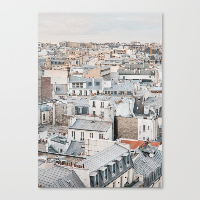 Rooftops of Paris Canvas Print