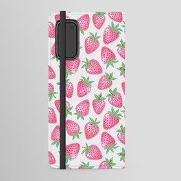 Sweet Lolita Strawberries Android Wallet Case