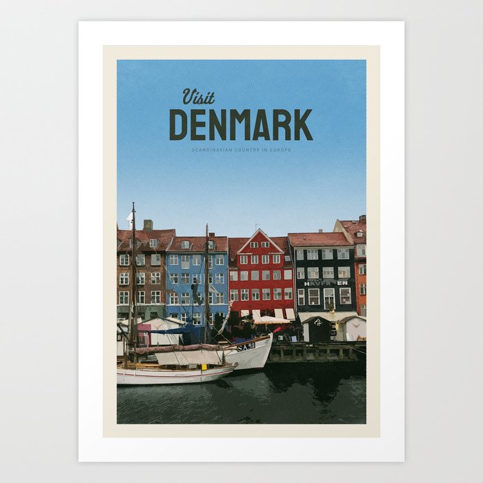 Visit Denmark Art Print