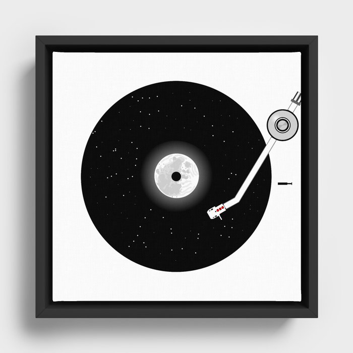The Music of the Moon and the Stars Framed Canvas