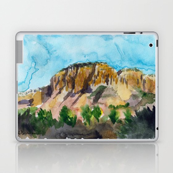 sunset in the valley Laptop & iPad Skin