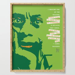James Baldwin Quote Serving Tray