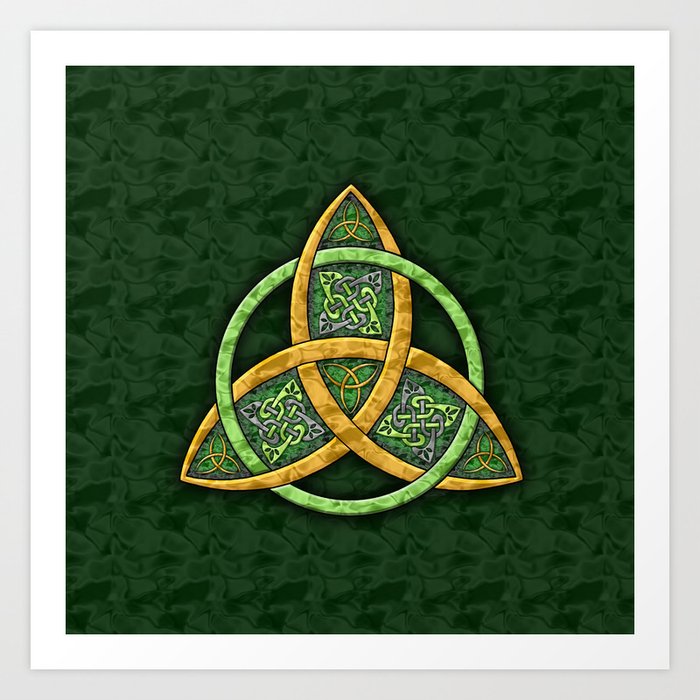 Celtic Trinity Knot Art Print