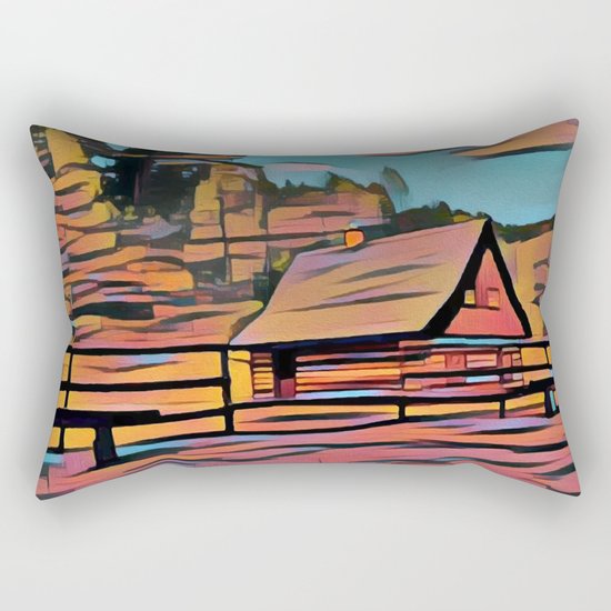 Country House Rectangular Pillow
