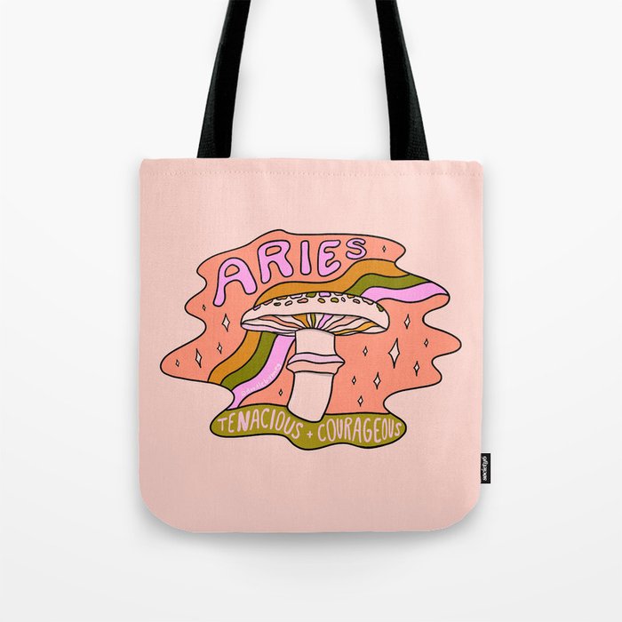 Aries Mushroom Tote Bag