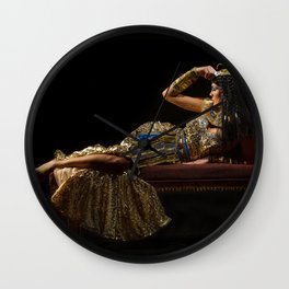 Cleopatra Wall Clock | Gold, Photo, Cleo, Ancientegypt, Lowkeylighting, Wealth, Royalty, Royal, Costume, Expressionunlimited 