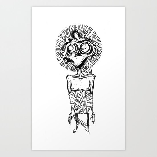 The Mummy Art Print