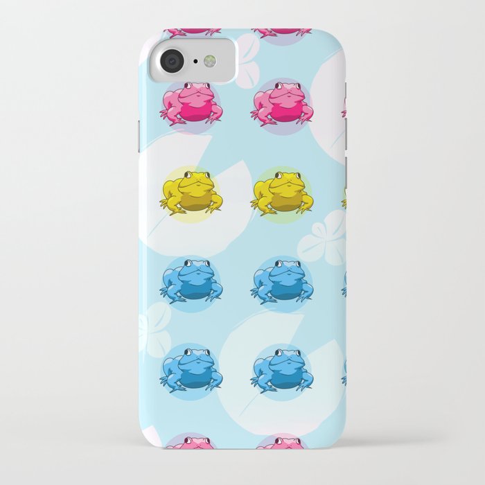 Pan Pride Frogs iPhone Case