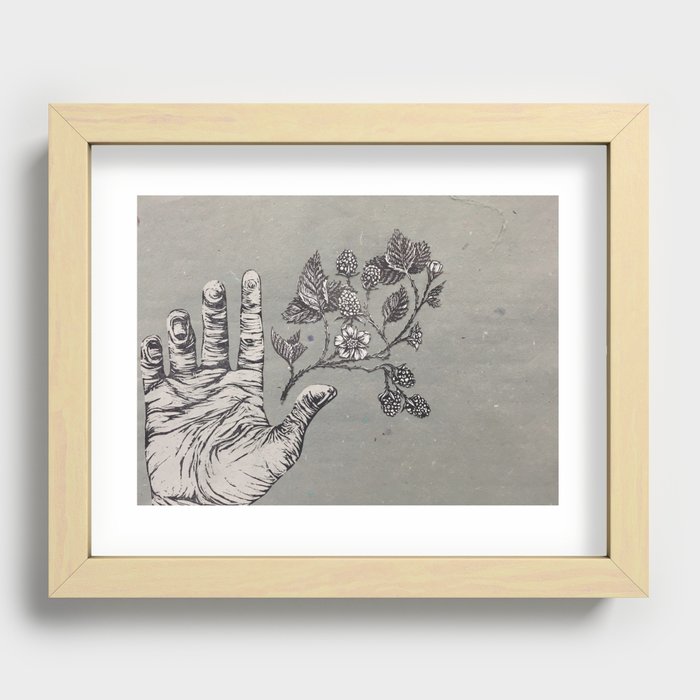 Sharp Things Recessed Framed Print