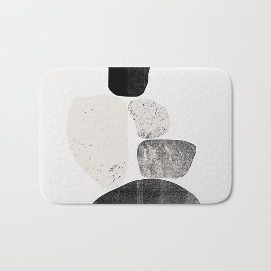 Pile of rocks Bath Mat