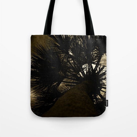 Palm Reaching To The Storm Tote Bag