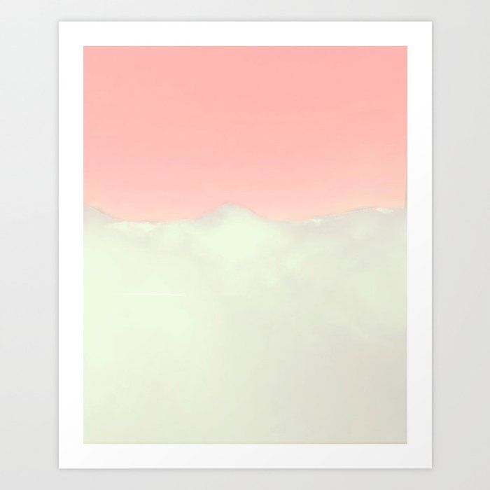 cloud again Art Print