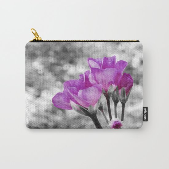 Fuchsia fLOWERS Carry-All Pouch