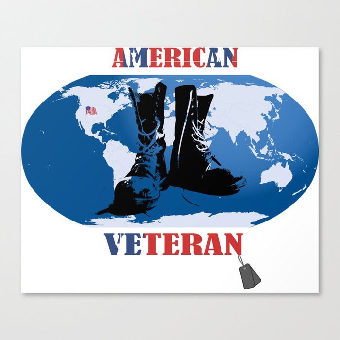 American Veteran Canvas Print
