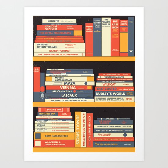 W.A. Library Art Print