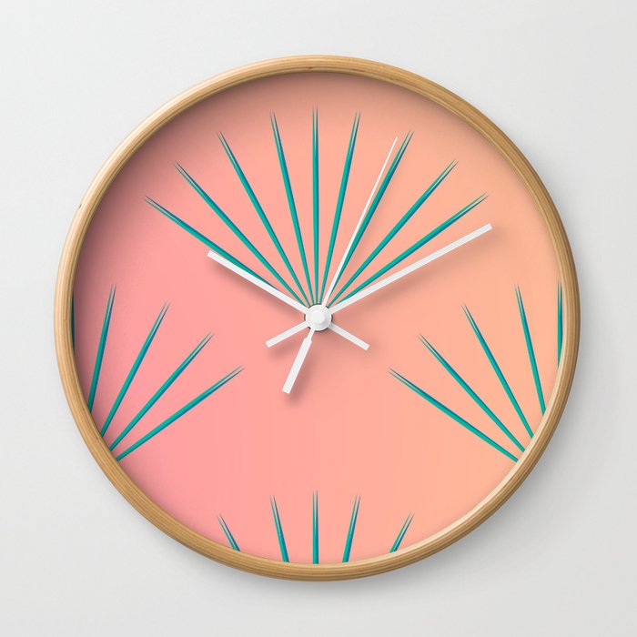 Agave Sunset Wall Clock