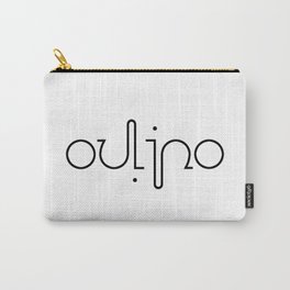 OULIPO ambigram Carry-All Pouch | Music, Black and White, Typography, Architecture 