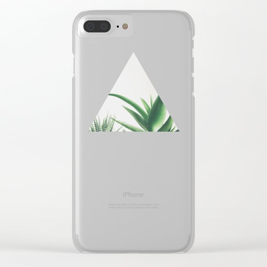 Succulents Clear iPhone Case