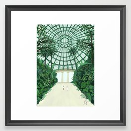 Greenhouse of Laeken Framed Art Print