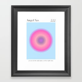 Angel Number 222 Framed Art Print