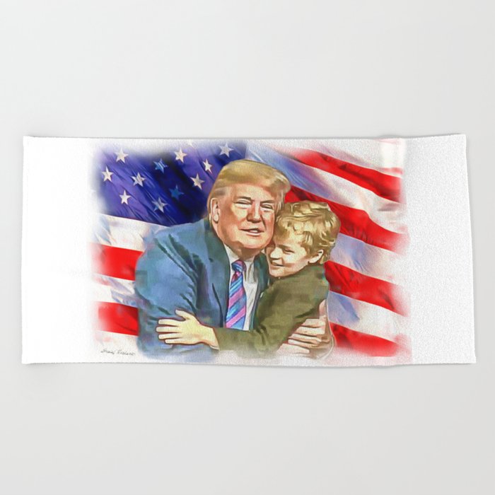 President Trump Beach Towel