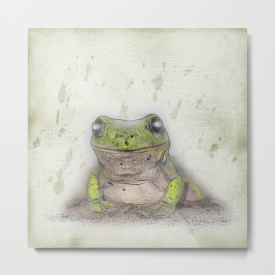 Jeremiah was a bullfrog Metal Print