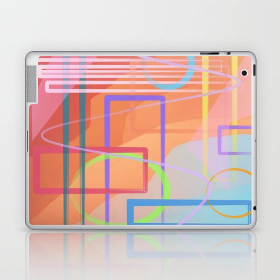 Abstract Stroke of Life (D162) Laptop & iPad Skin