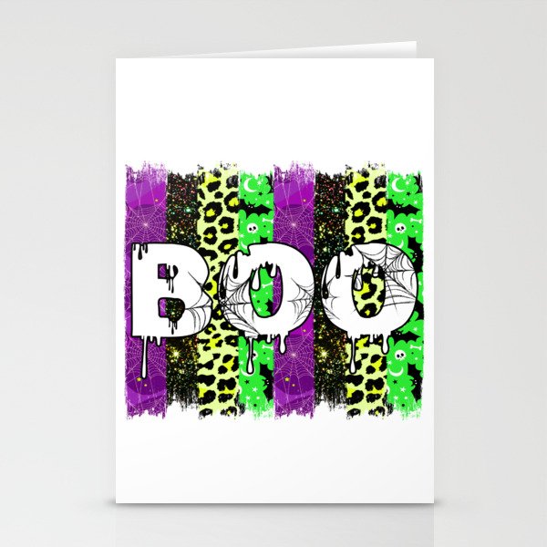 Boo Halloween Stationery Cards