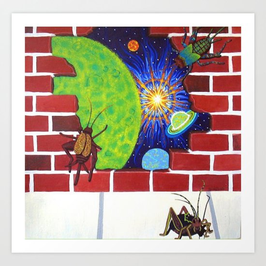 Crickets in the Walls Art Print