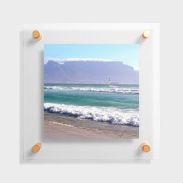 South Africa Photography - Ocean Waves At The Beach Floating Acrylic Print