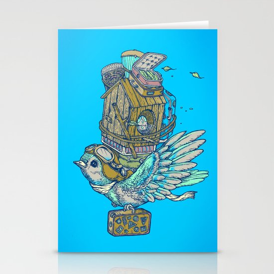 Bird Migration Stationery Cards