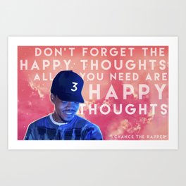 Happy Thoughts Art Print