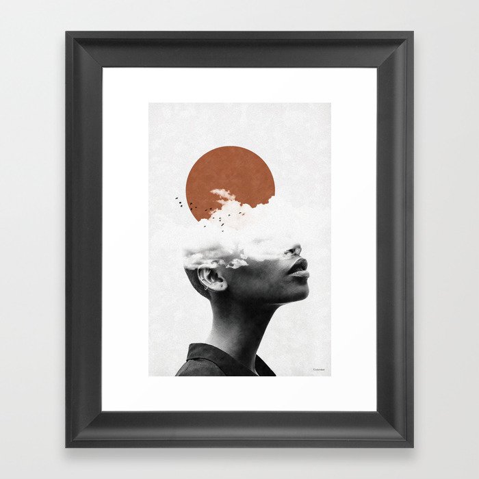 I want to fly away ... Framed Art Print